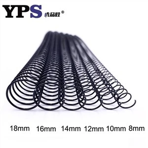 8-18 MM sort metal til binding af sprials