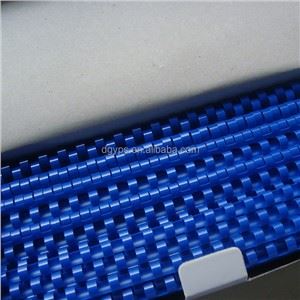 12 mm (1/2") 21 ringe plastspiralbindingskam