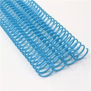 14 mm (9/16") himmelblå PVC-plastbindingsspole
